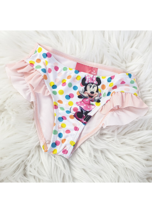 Dievčenské plavky Minnie Mouse svetlo ružové