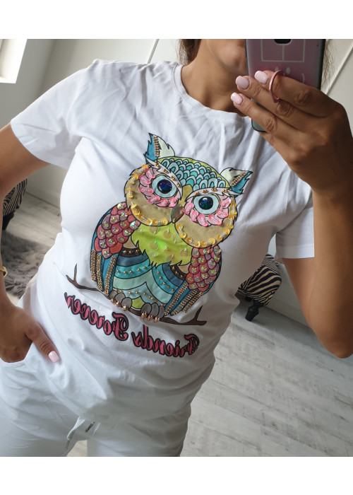 Štýlové tričko Owl