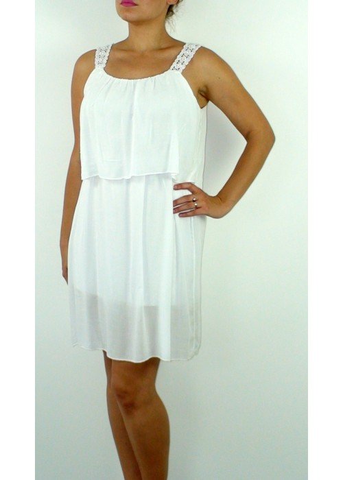 Letné šaty Athene biele