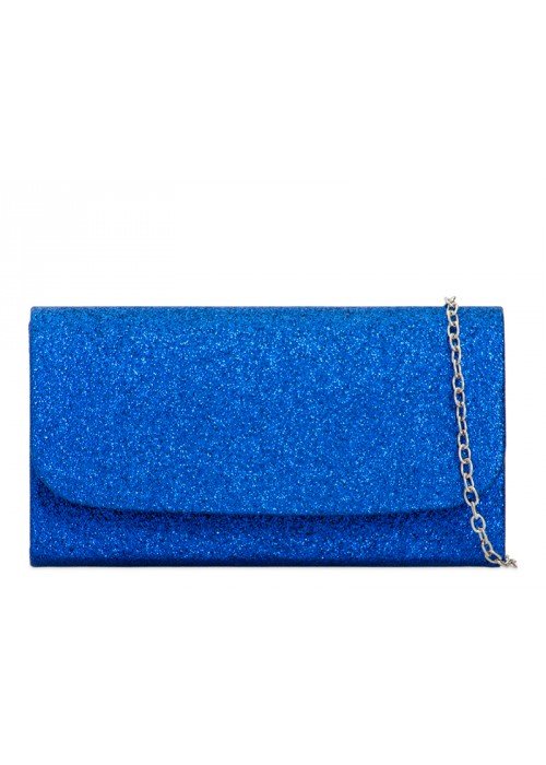 Glitrová kabelka Kara kráľovská modrá