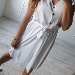 Letné šaty Athene biele