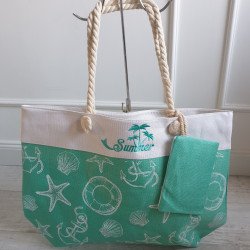 Plážová taška Summer zelená